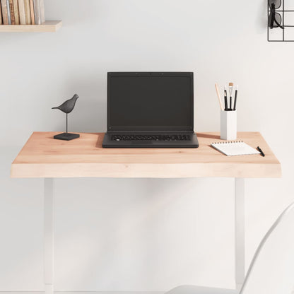vidaXL Table Top 80x60x(2-4) cm Untreated Solid Wood Live Edge 1