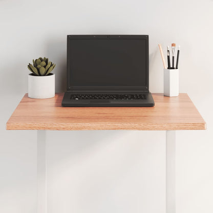 vidaXL Table Top Light Brown 60x60x2 cm Treated Solid Wood Oak Live Edge 1