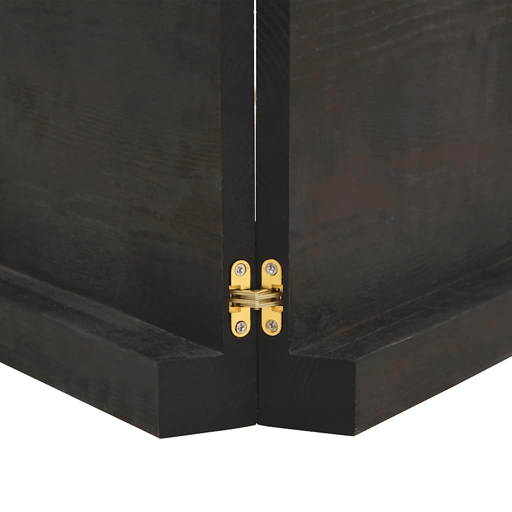 vidaXL Table Top Dark Brown 180x50x(2-6) cm Treated Solid Wood Live Edge 4