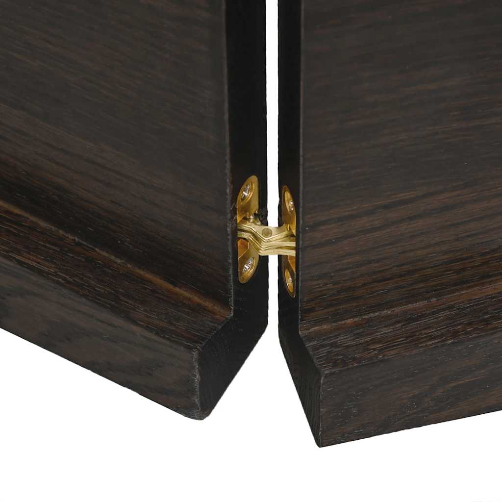 vidaXL Table Top Dark Brown 180x60x(2-4) cm Treated Solid Wood Live Edge 4