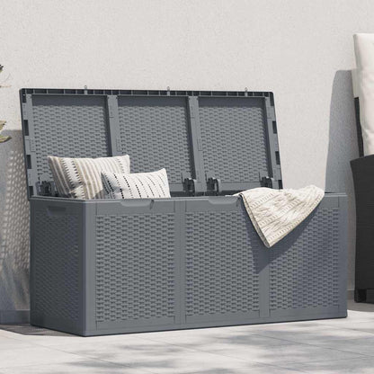 vidaXL Garden Storage Box PP Rattan
