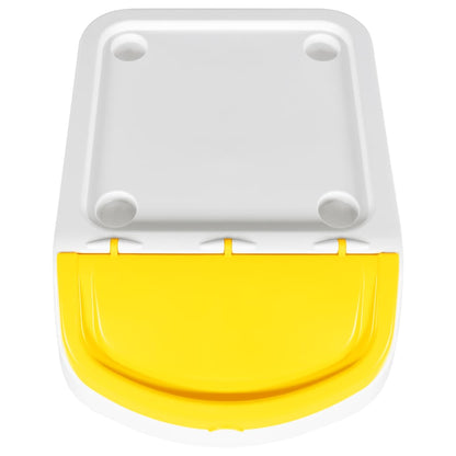 vidaXL Stackable Waste Bins with Lids 3 pcs White PP 78 L 5