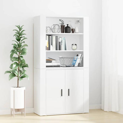 Highboard Engineered Wood White