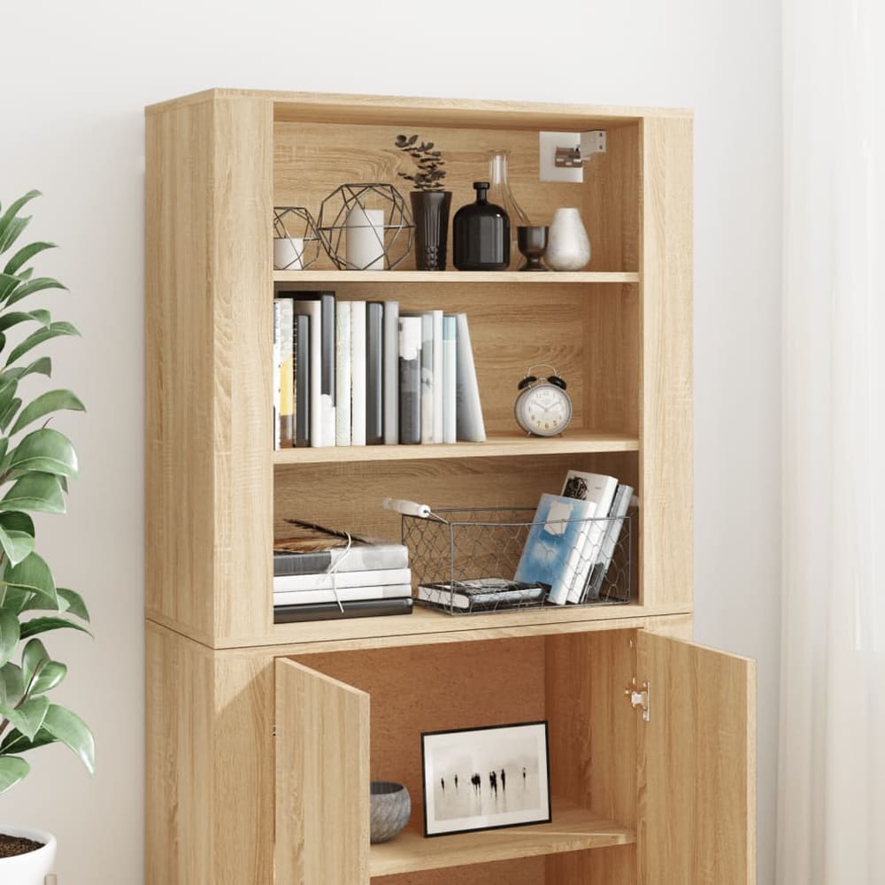 Highboard Engineered Wood Sonoma oak