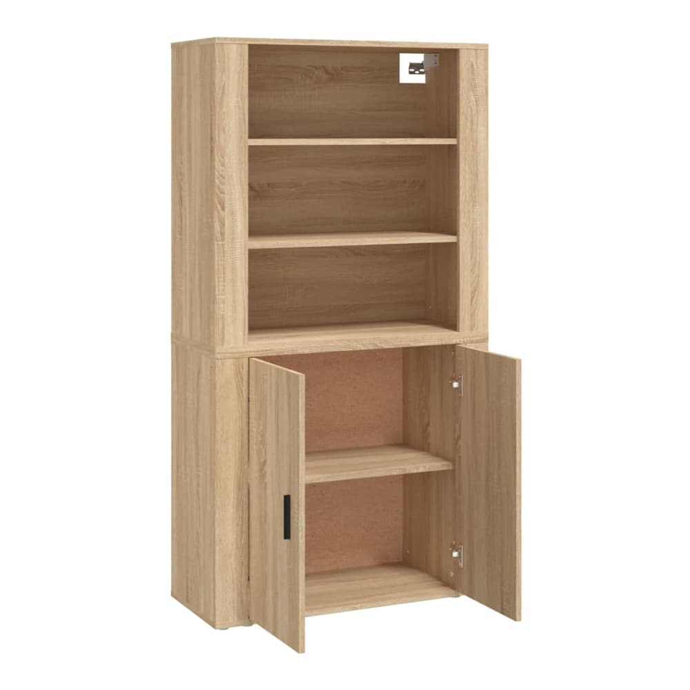 Highboard Engineered Wood Sonoma oak
