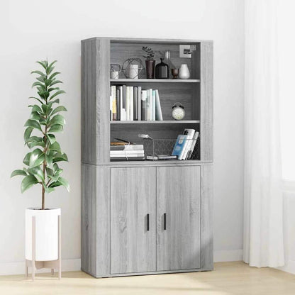 Highboard Engineered Wood Grey sonoma