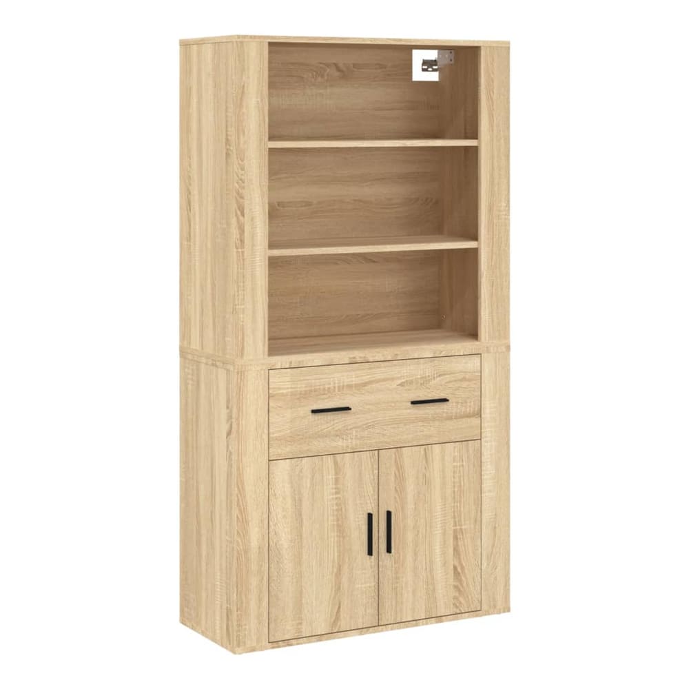 Highboard Engineered Wood Sonoma oak