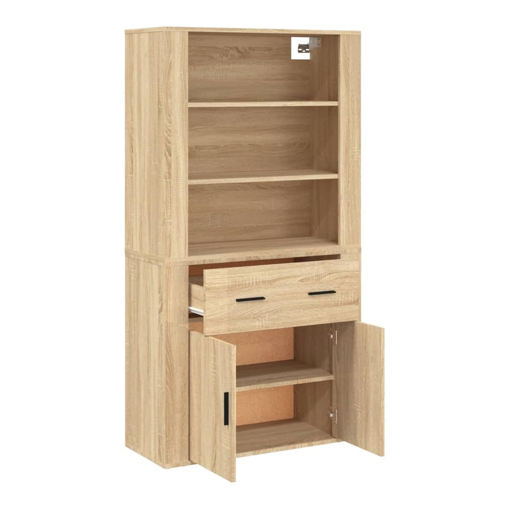 Highboard Engineered Wood Sonoma oak