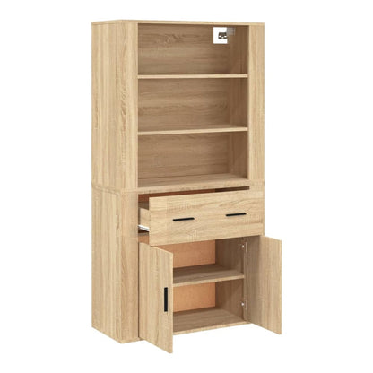 Highboard Engineered Wood Sonoma oak