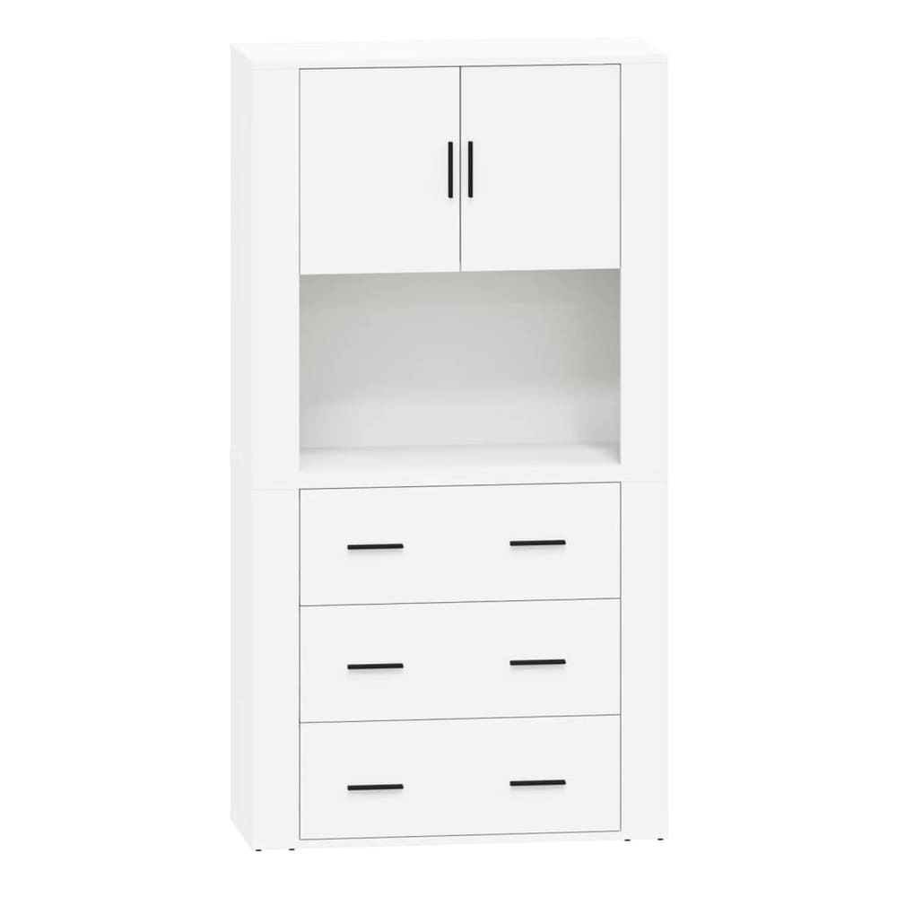 Highboard Engineered Wood White