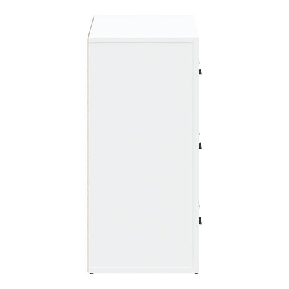 Sideboards 2 pcs Engineered Wood White