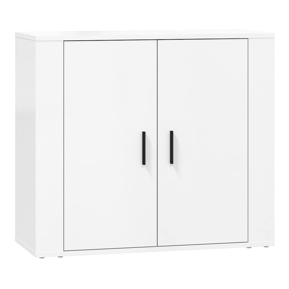 Sideboards 3 pcs Engineered Wood White