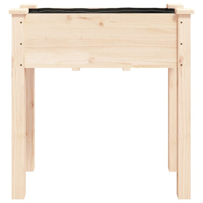 vidaXL Planter with Liner 71x37x76 cm Solid Wood Fir 4