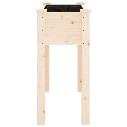 vidaXL Planter with Liner 71x37x76 cm Solid Wood Fir 5