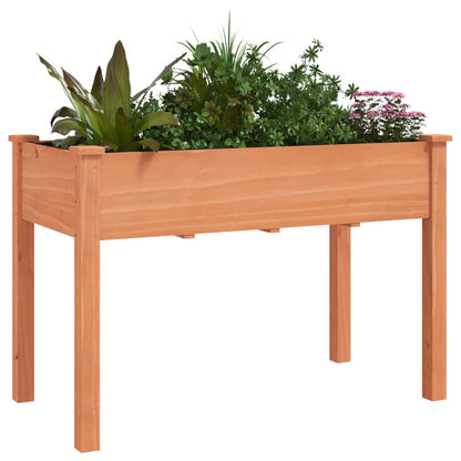 vidaXL Planter with Liner Brown 118x59x76 cm Solid Wood Fir 3