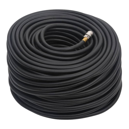 Hybrid Air Hose Black 0,6" Rubber and PVC 50 m With coupler