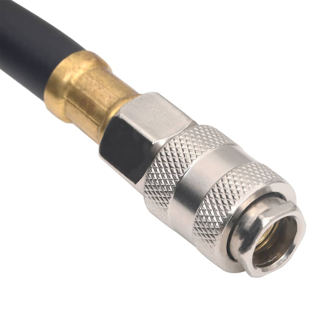 vidaXL Hybrid Air Hose Black 0.6" 50 m Rubber and PVC 5