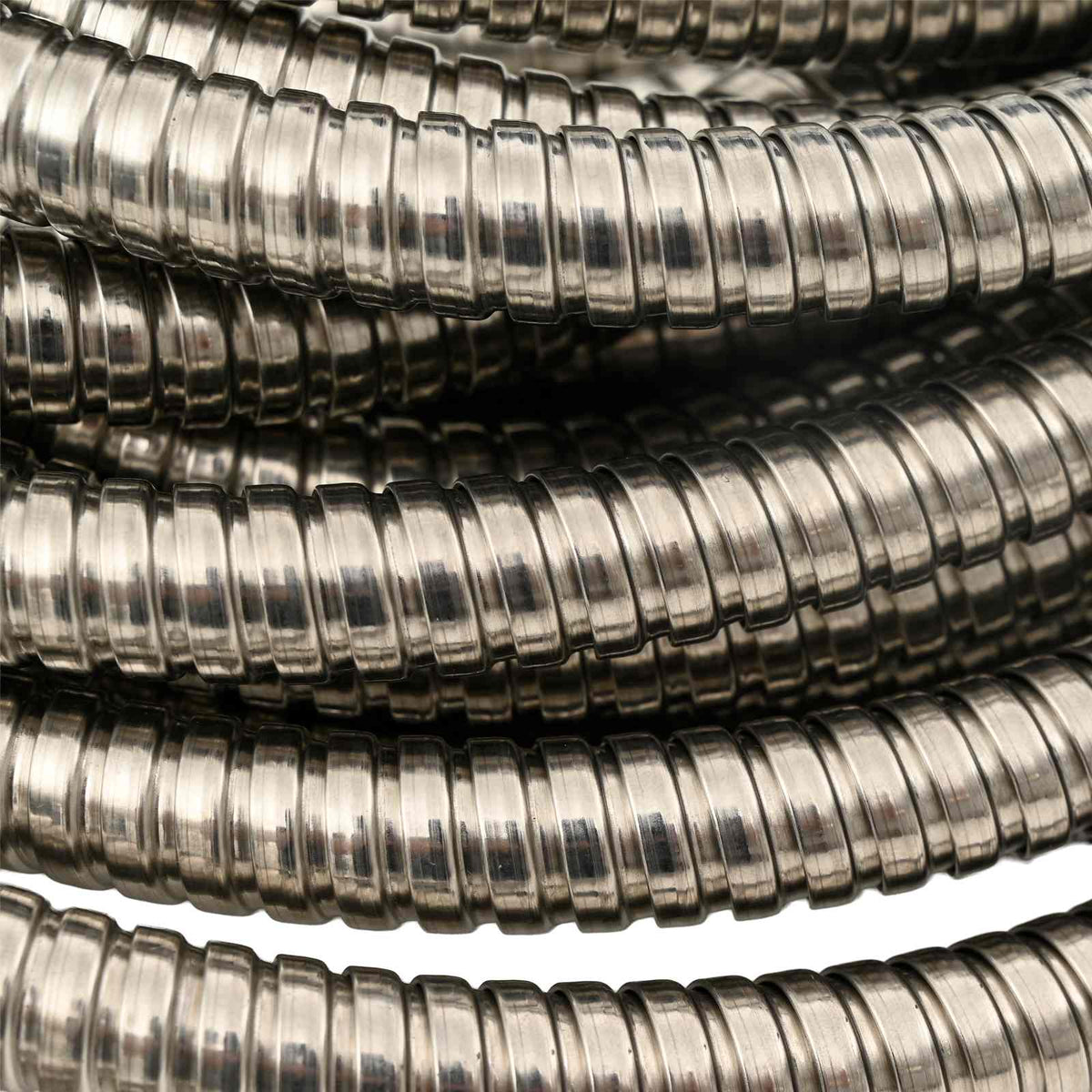 Garden Hose with Spray Nozzle Silver 0,6" Stainless Steel 22.5 m