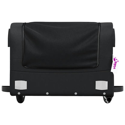 vidaXL Bike Trailer Black 30 kg Iron 6