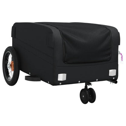 vidaXL Bike Trailer Black 30 kg Iron 4