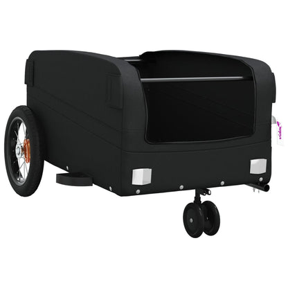 vidaXL Bike Trailer Black 30 kg Iron 5