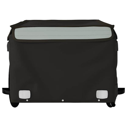 vidaXL Bike Trailer Black and Grey 45 kg Iron 5