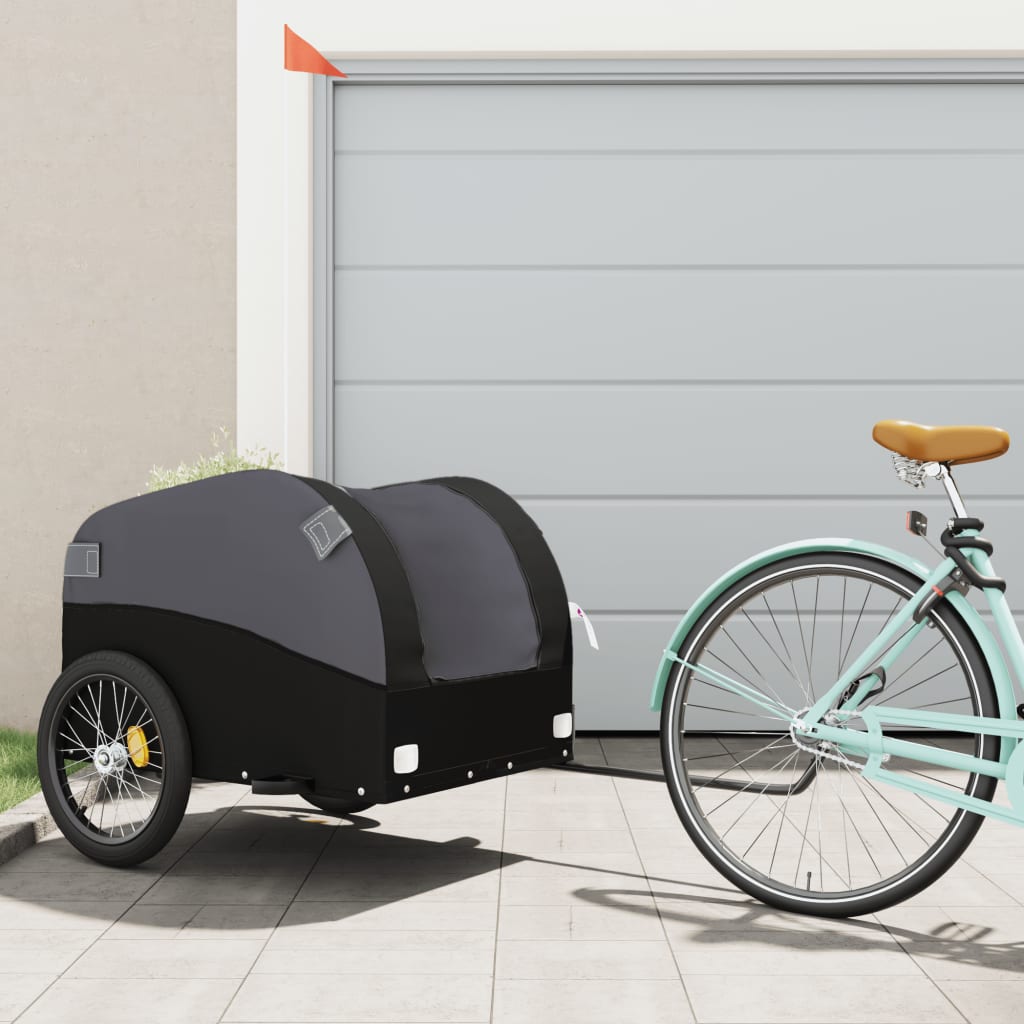 Bike Trailer Black and 45 kg