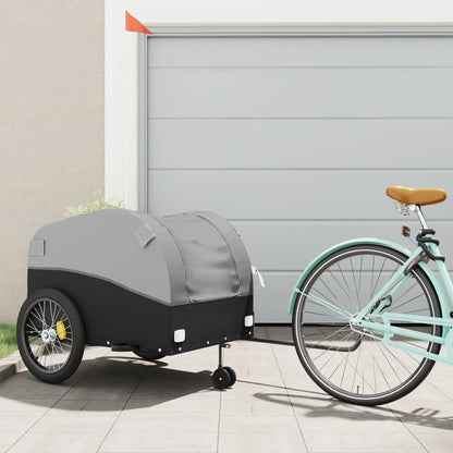Bike Trailer Black and 45 kg in Grey