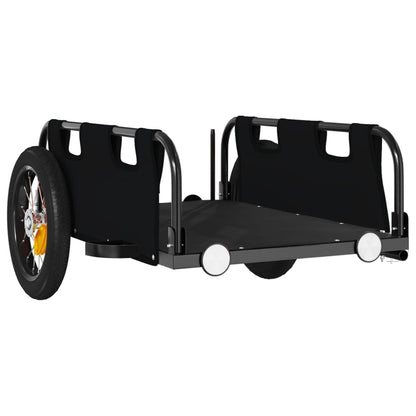vidaXL Bike Trailer Black Oxford Fabric and Iron 4