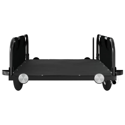vidaXL Bike Trailer Black Oxford Fabric and Iron 5