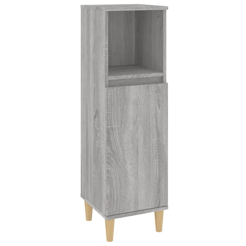 Bathroom Engineered Wood Grey sonoma