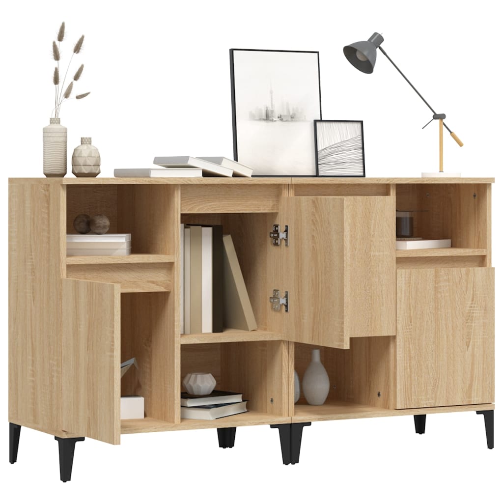 Sideboards 60x35x70 cm Engineered Wood 2 pcs Sonoma oak