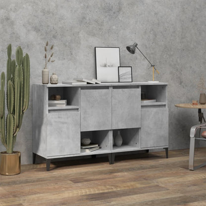 Sideboards 60x35x70 cm Engineered Wood 2 pcs Concrete grey