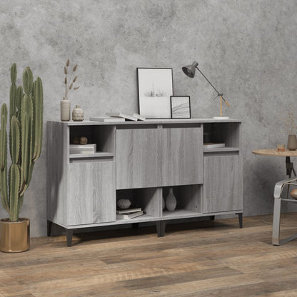 Sideboards 60x35x70 cm Engineered Wood 2 pcs Grey sonoma