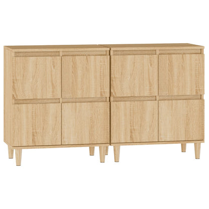 Sideboards 60x35x70 cm Engineered Wood 2 pcs Sonoma oak