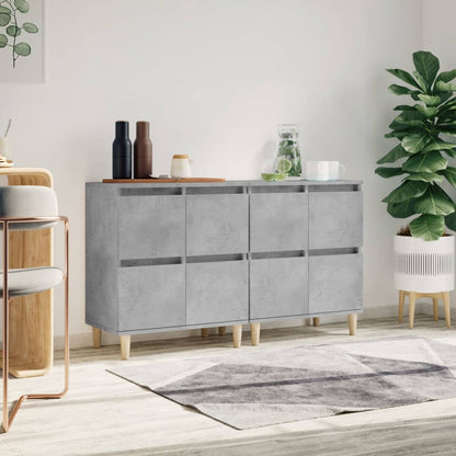 Sideboards 60x35x70 cm Engineered Wood 2 pcs Concrete grey