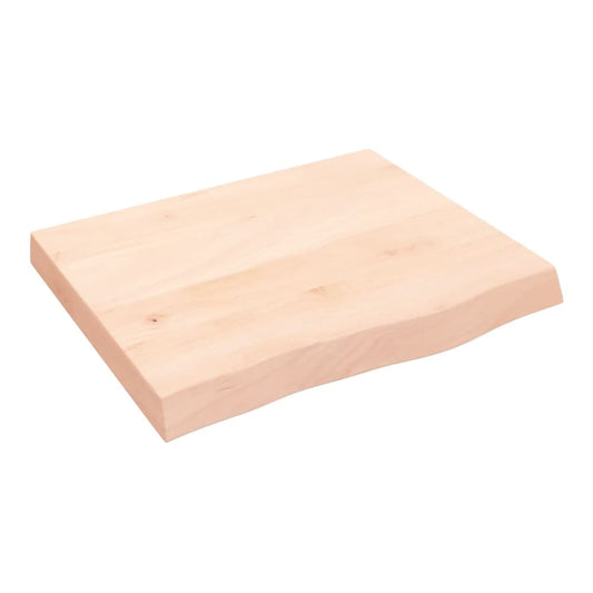 Bathroom Countertop 40x50x(2-6) Untreated Solid Wood Natural 60 cm