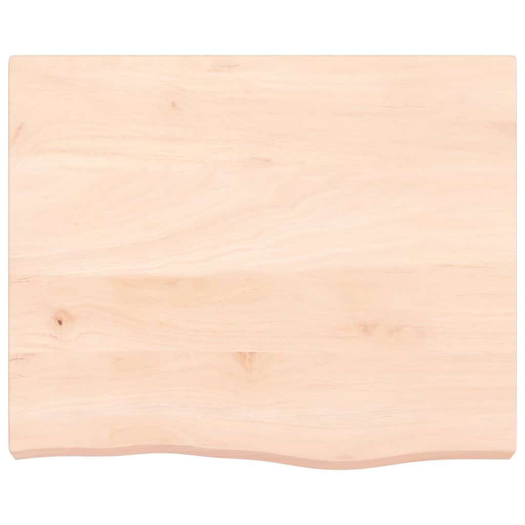 vidaXL Bathroom Countertop 60x50x(2-6) cm Untreated Solid Wood 3