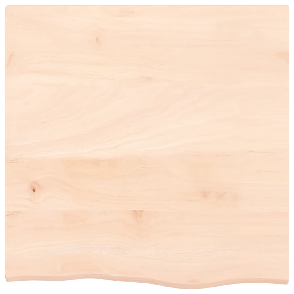 vidaXL Bathroom Countertop 60x60x2 cm Untreated Solid Wood 3