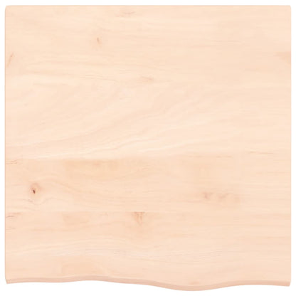 vidaXL Bathroom Countertop 60x60x2 cm Untreated Solid Wood 3