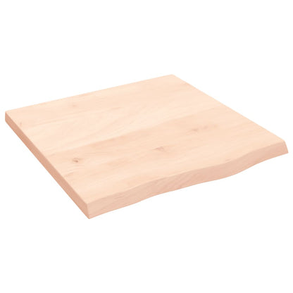 vidaXL Bathroom Countertop 60x60x(2-4) cm Untreated Solid Wood 2
