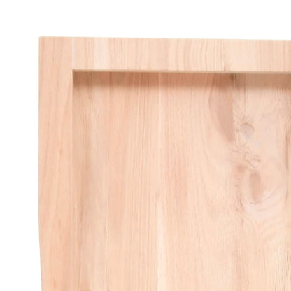vidaXL Bathroom Countertop 80x40x(2-4) cm Untreated Solid Wood 6
