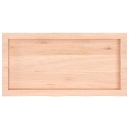 vidaXL Bathroom Countertop 80x40x(2-6) cm Untreated Solid Wood 4