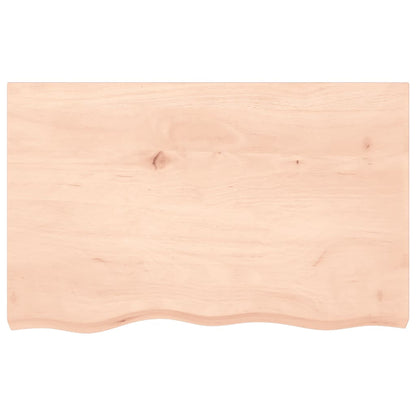 Bathroom Countertop Untreated Solid Wood Natural Height 2 cm 80 cm 50 cm