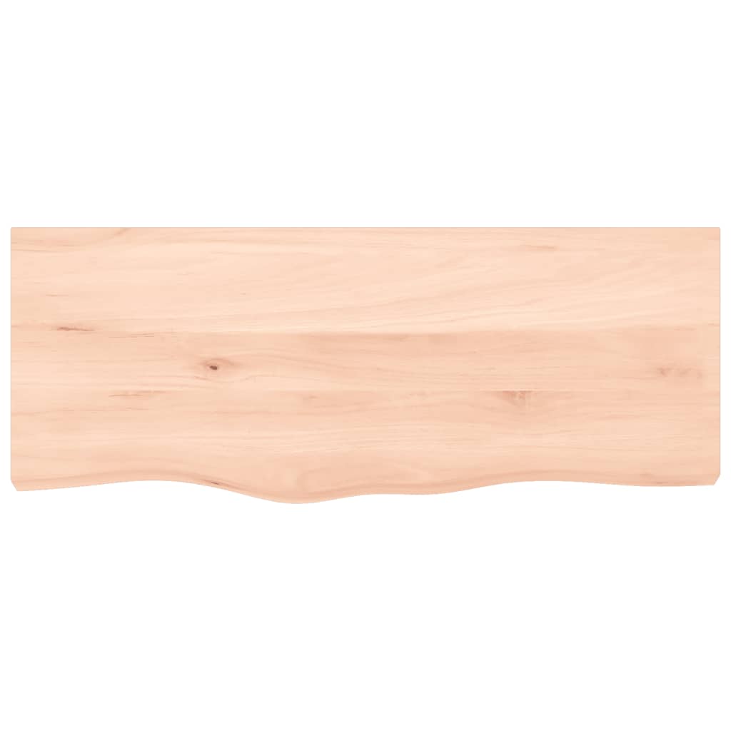 vidaXL Bathroom Countertop 100x40x(2-4) cm Untreated Solid Wood 3