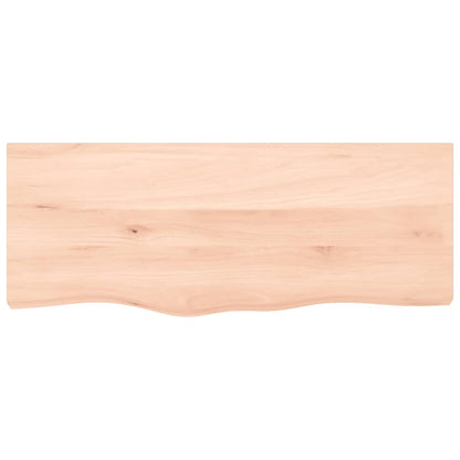 vidaXL Bathroom Countertop 100x40x(2-4) cm Untreated Solid Wood 3