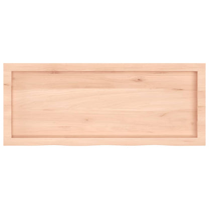 vidaXL Bathroom Countertop 100x40x(2-4) cm Untreated Solid Wood 4