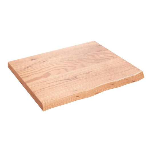 Bathroom Countertop 40x50x(2-4) Solid Wood Light Brown 60 cm