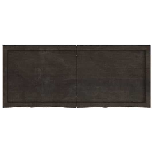 Dark Brown Treated Solid Wood