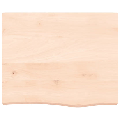 vidaXL Table Top 60x50x(2-6) cm Untreated Solid Wood Oak 3